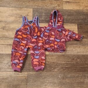 Vintage Patagonia Feece Snow Suit Jacket Combo